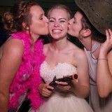Picture of Bride at Denbies captured by a photo booth hired from Animation Events LTD