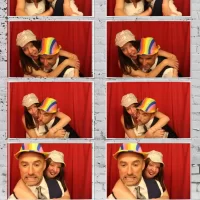 Guests using an Animation Events Photo booth at The Bishop at wedding