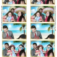 Guests using an Animation Events Photo booth at a The Wharf, Teddington