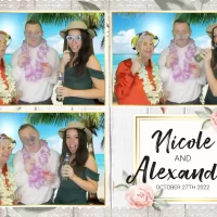 Thank you Nicole for booking Animation Events as your Photo Booth hire company in Farnham Surrey friends enjoying a photo booth hired for Nicole and Alexander at Hogs Back