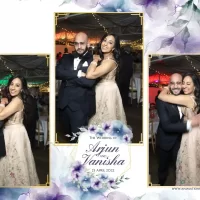 Always proud to supply a wedding photo booth hire at Northbrook Park Image taken with a photo booth hired for Arjuns Wedding at Northbrook Park